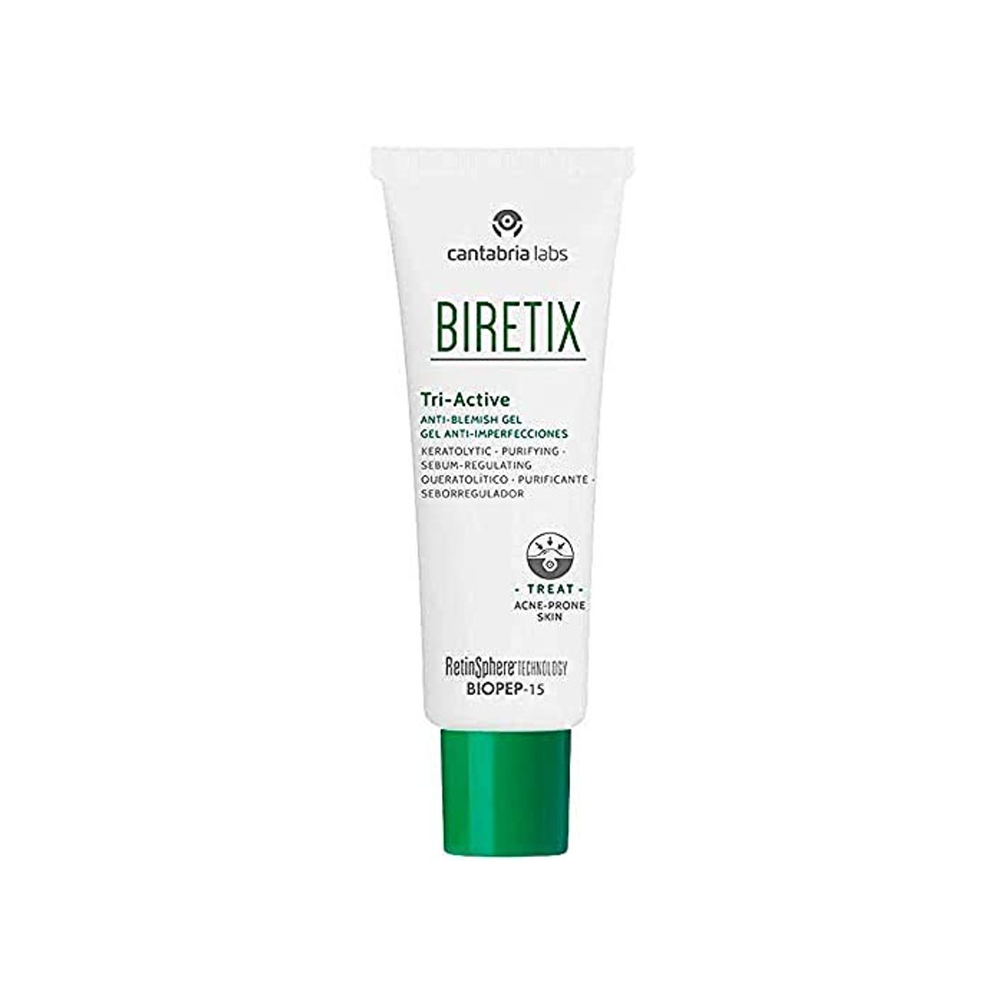 Producto Biretix Biretix Tri Active – Hidrogel purificante antiimpurezas – 50 ml