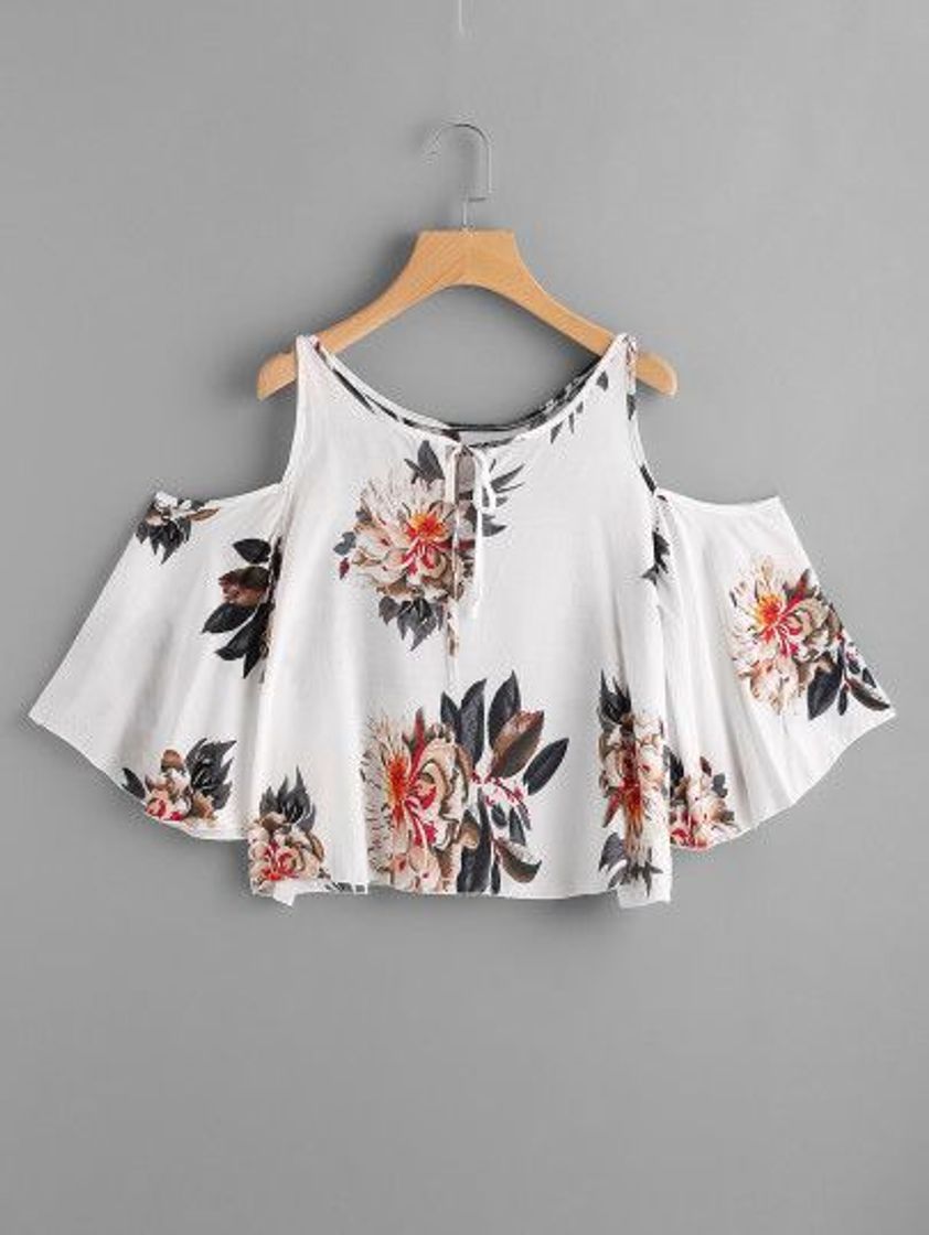 Fashion Blusa de arandela