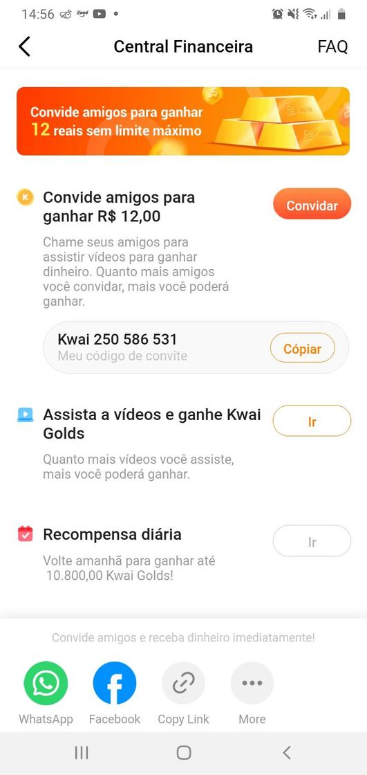 Moda Oi Baixe o Kwai e cole o código de convite    Kwai250586531 