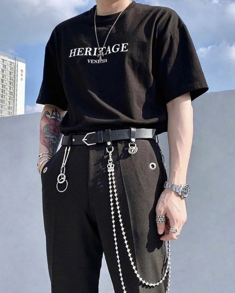 Fashion Look All Black E-Boy