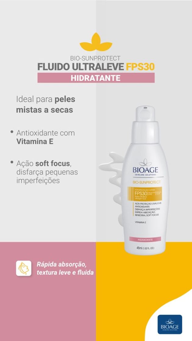 Productos FLUIDO ULTRALEVE FPS30 HIDRATANTE BIOAGE 