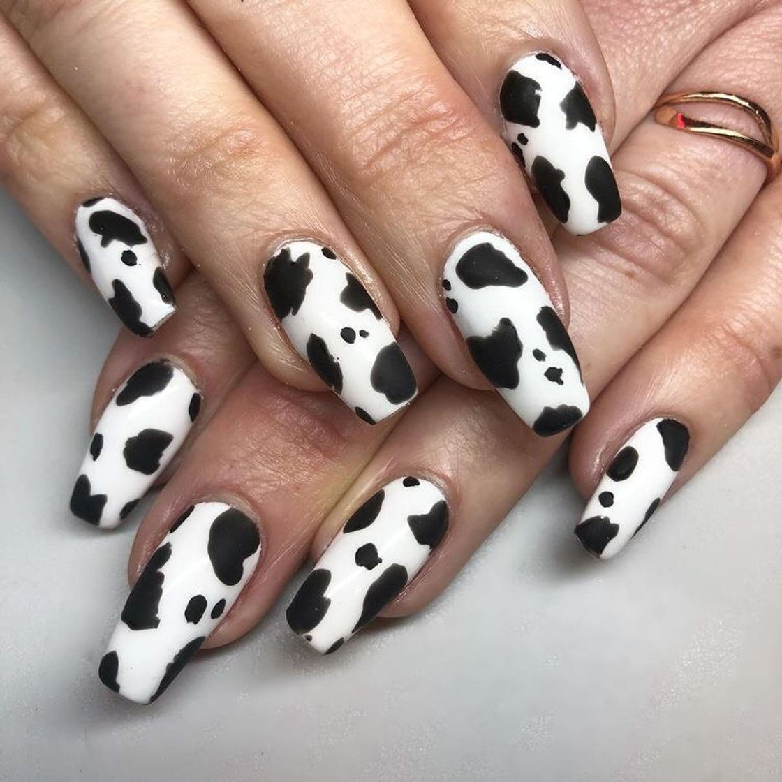 Social Nails- cow nails 