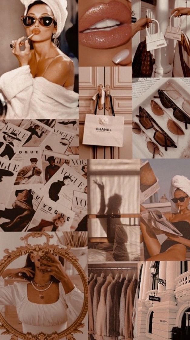 Fashion Aesthetic wallpaper- vogue + Chanel vibes