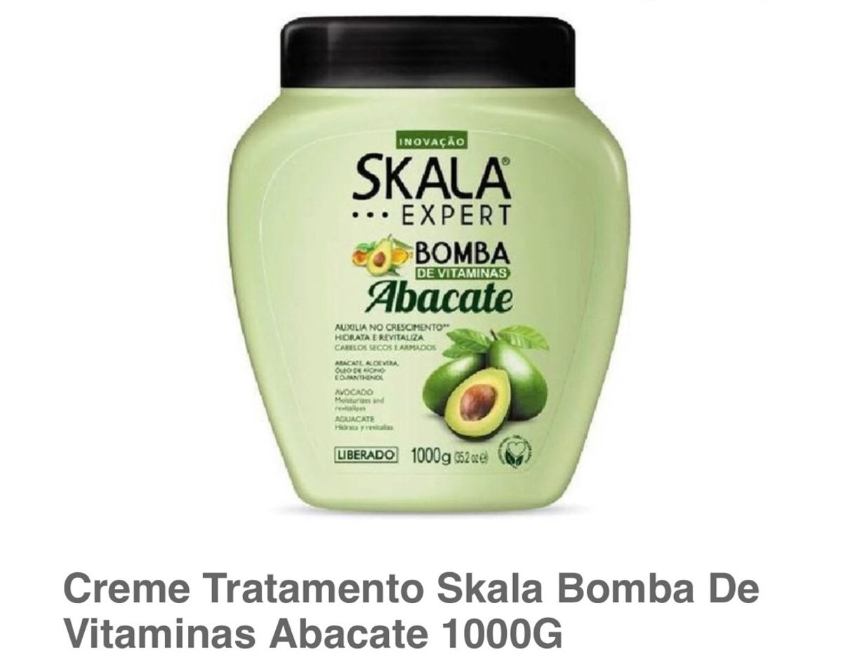 Moda Creme Tratamento Skala Bomba De Vitaminas Abacate 