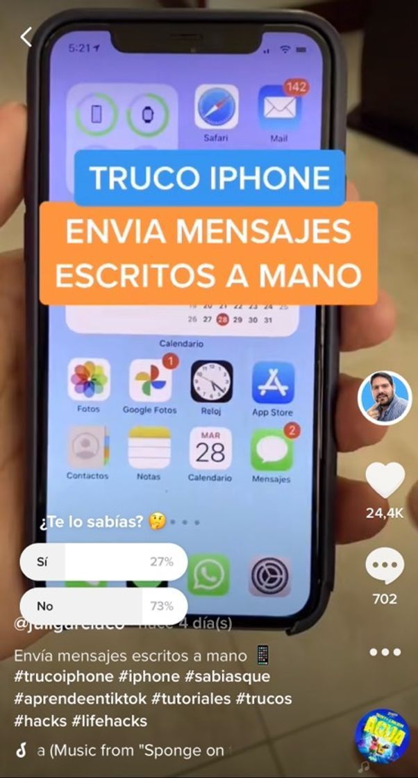 Social Truco iPhone - Envía mensajes escritos a mano alzada