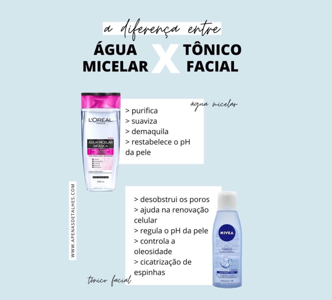 Fashion Água micelar x Tonico