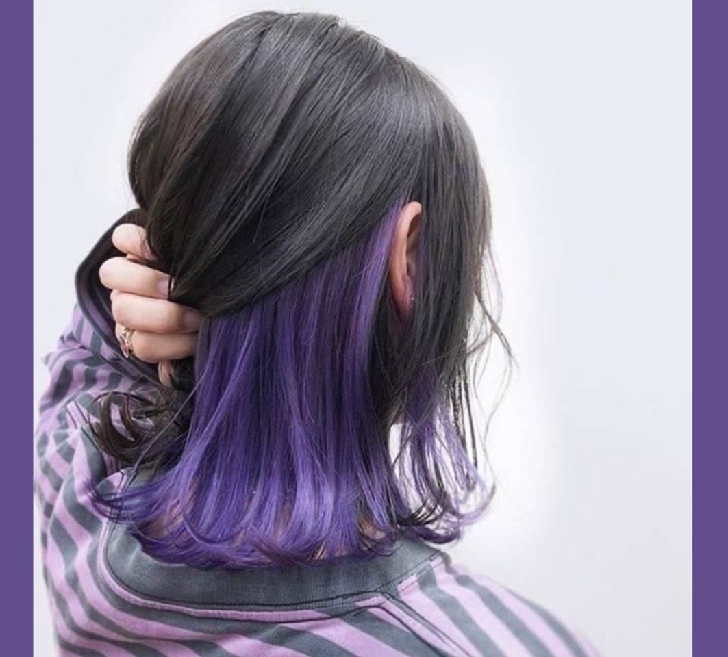 Moda Cabelo roxo