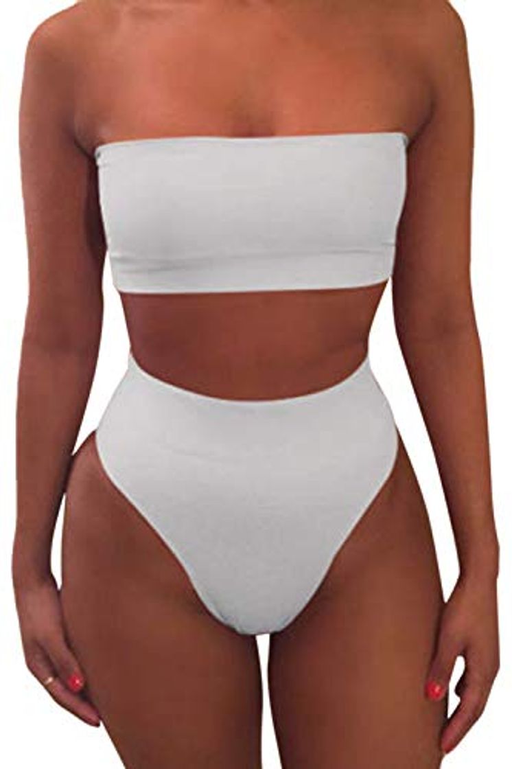 Social Correa extraíble de color rosa Reina mujeres wrap Pad Talle Alto Bikini