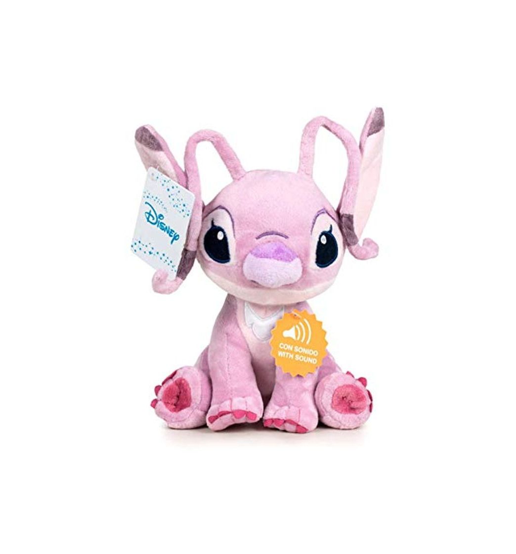 Producto Peluche Angel Stitch Disney soft sonido 20cm