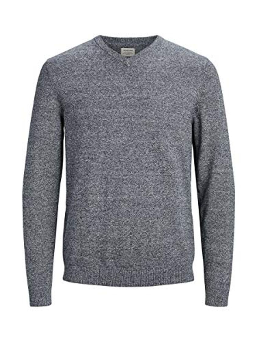 Producto JACK & JONES Jjebasic Knit V-Neck Noos suéter, Gris