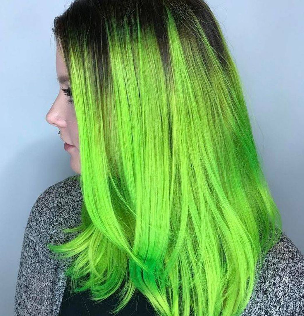 Social green hair.
