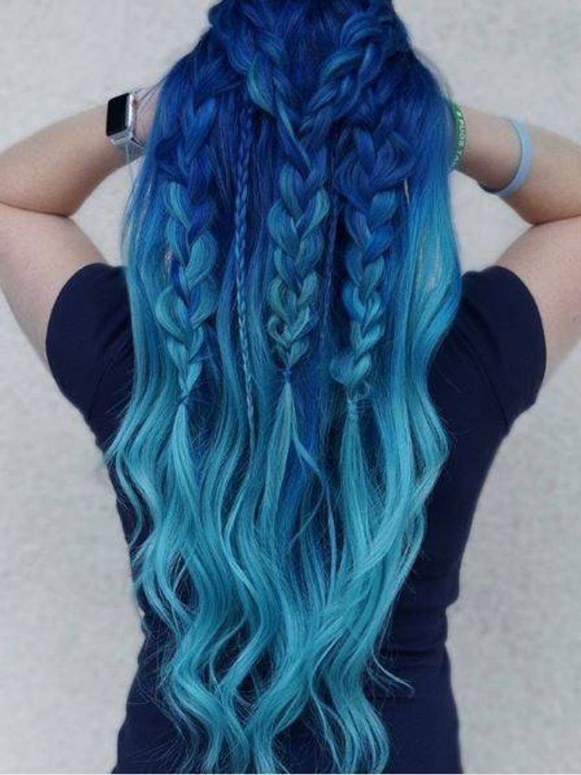 Social blue hair. 