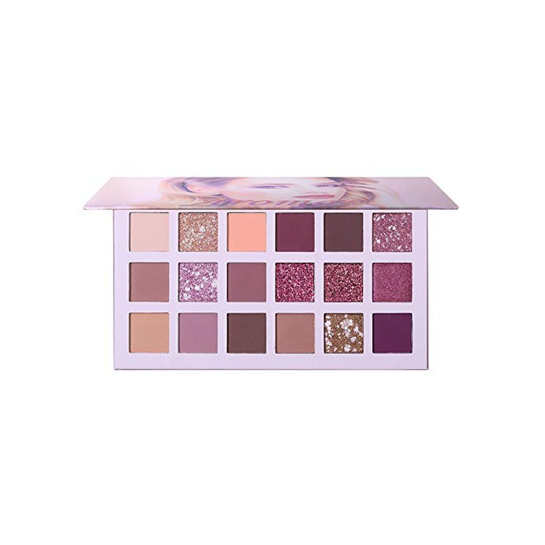 Social Ucanbe Nuevo 18 Colores Maquillaje Paleta de Sombra de Ojos Brillo Mate