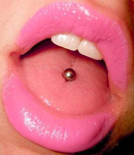 Piercing na lingua 