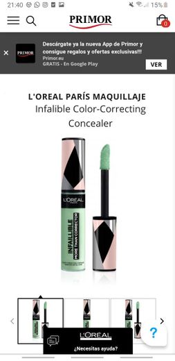 Infalible Color-Correcting Concealer L'Oreal París Maquillaje