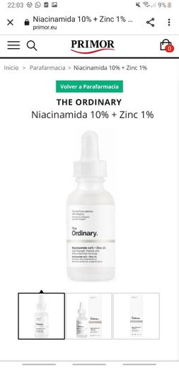 Niacinamida 10% + Zinc 1% || The Ordinary