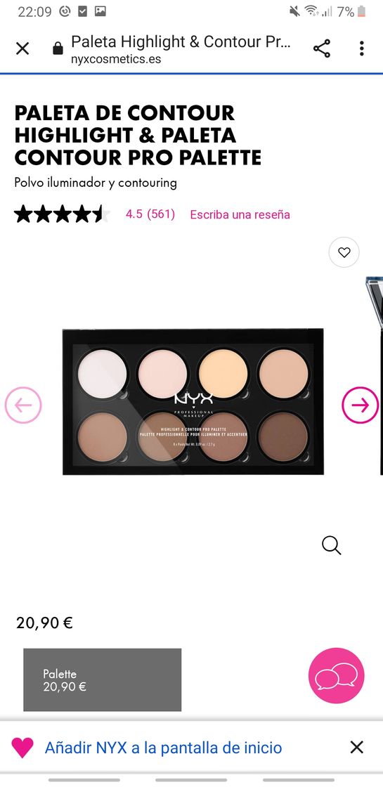 Fashion Paleta Highlight & Contour Pro Palette | NYX Professional 