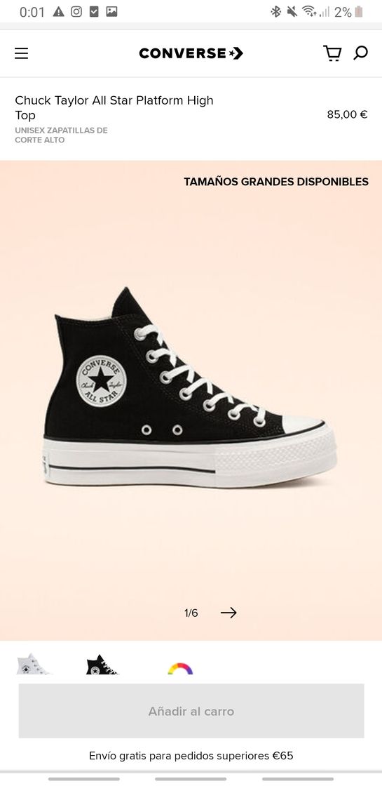 Fashion Chuck Taylor All Star Platform High Top - Converse GB