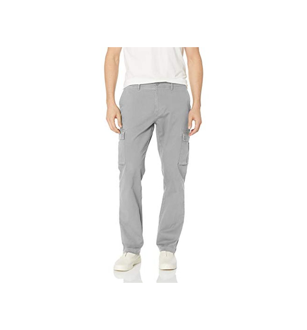Amazon Essentials – Pantalones cargo elásticos de corte entallado para hombre