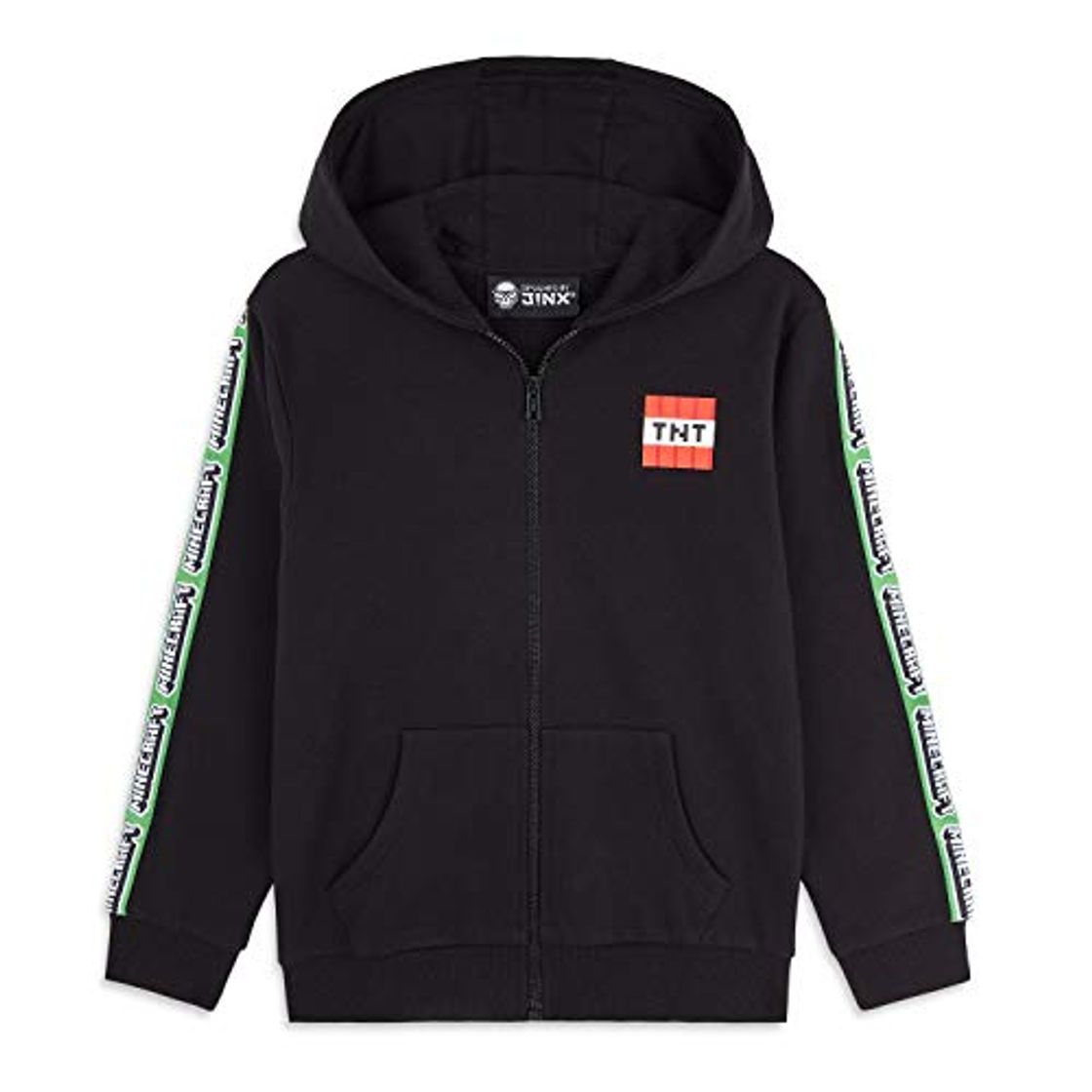 Fashion Minecraft Sudadera Niño, Sueter de Manga Larga con Capucha y Cremallera, Ropa