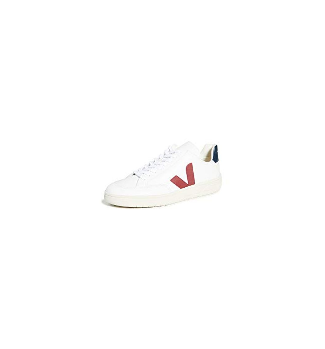 VEJA V-12 Leather Zapatillas Moda Hommes Blanco/Azul/Rojo