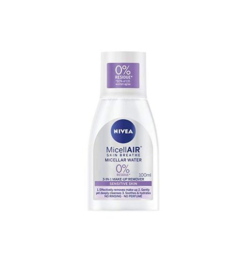 NIVEA MicellAIR Skin Breathe Micellar Water 3 en 1 Sensitive Maquillaje