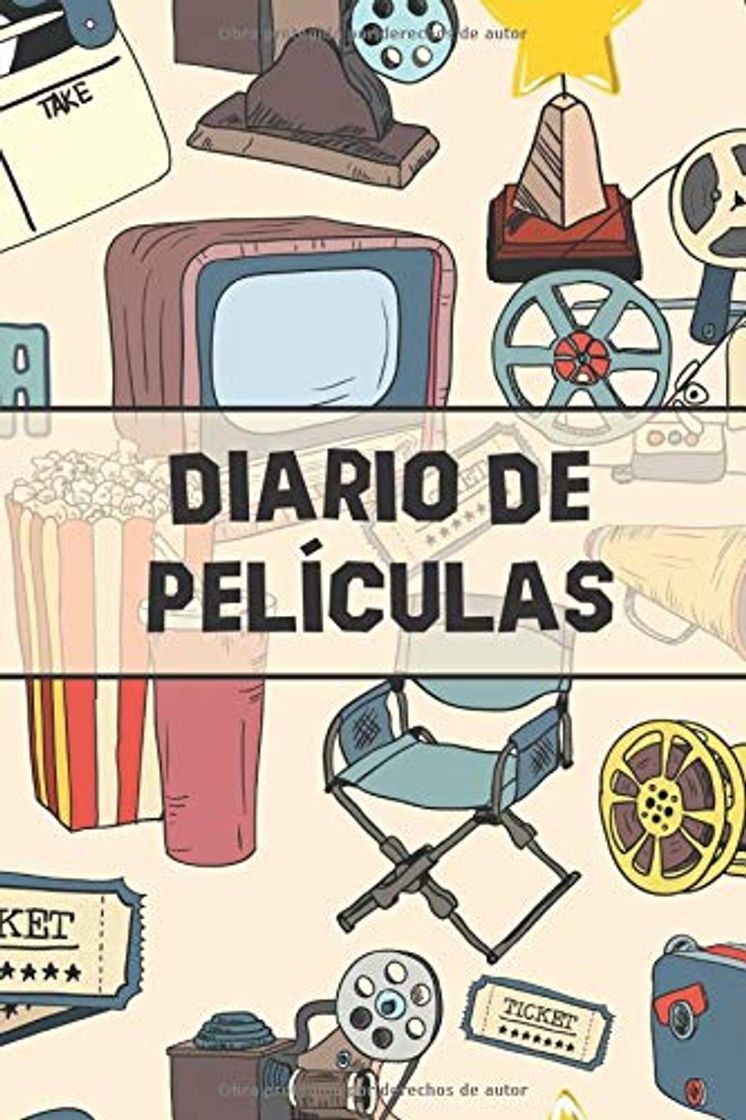 Libro Diario de películas: Es un cuaderno que le permite mantener un registro