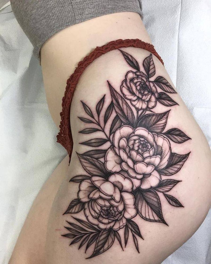 Moda Tatu flores na cocha