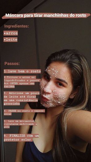 Esfoliação para tirar manchas do rosto