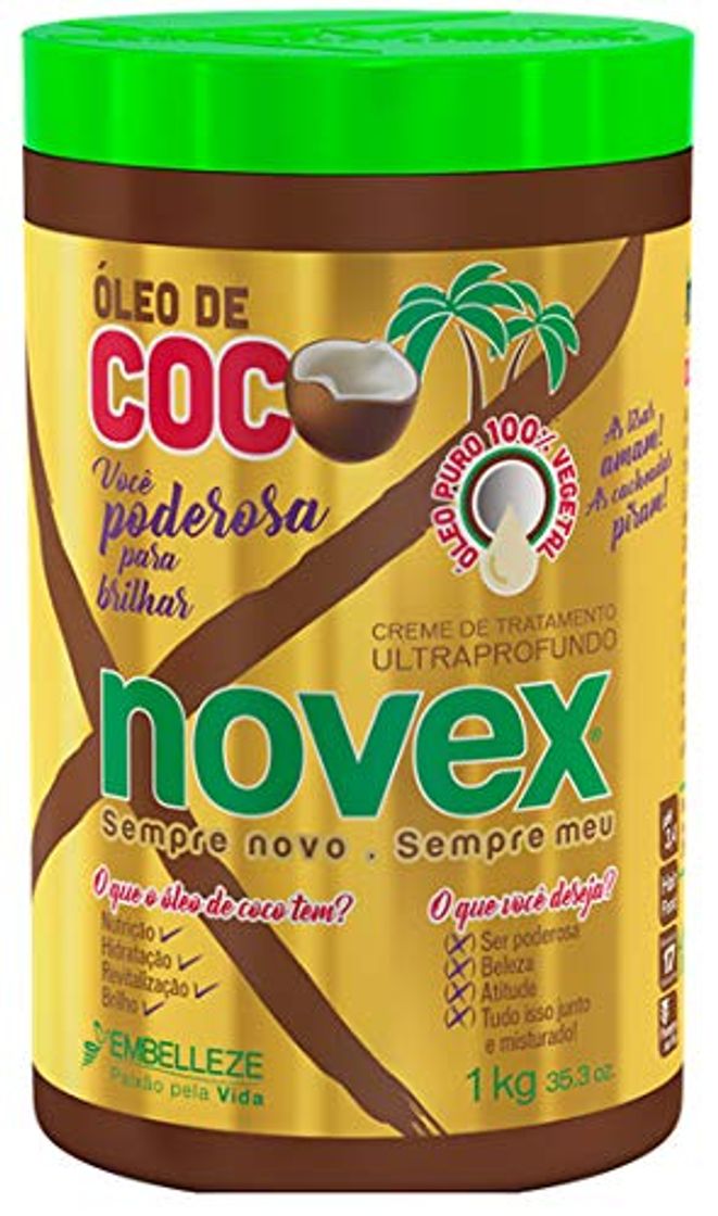 Beauty Novex Coconut Oil Deep Treatment Conditioner 1Kg 1 L