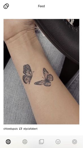 tatto de borboleta 🦋