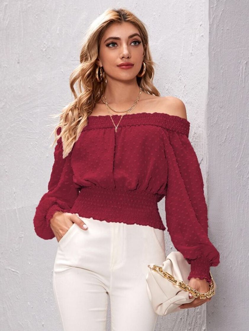 Fashion Babado Simples Elegante Blusa