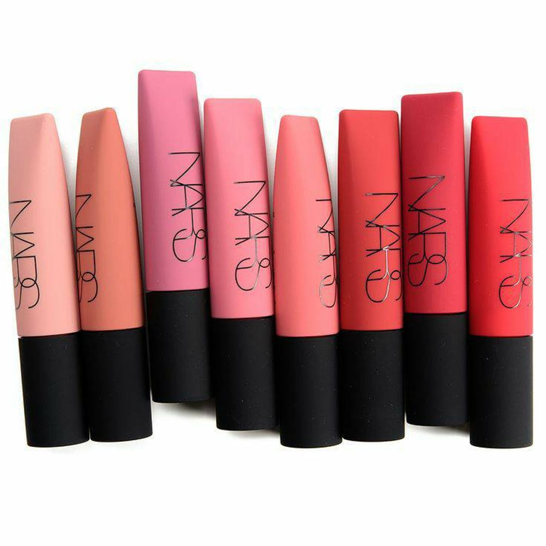 NARS Air Matte Blushes and lip colour swatches