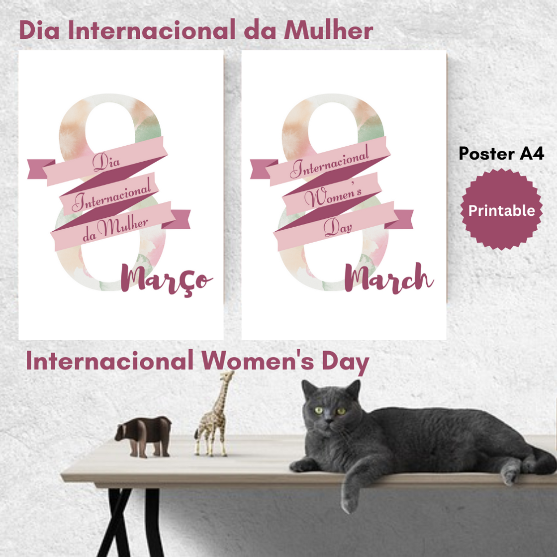 Moda Dia da Mulher | Arte de parede