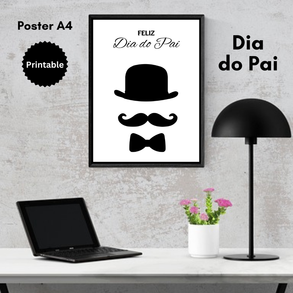 Moda Poster Dia do Pai | Arte de Parede