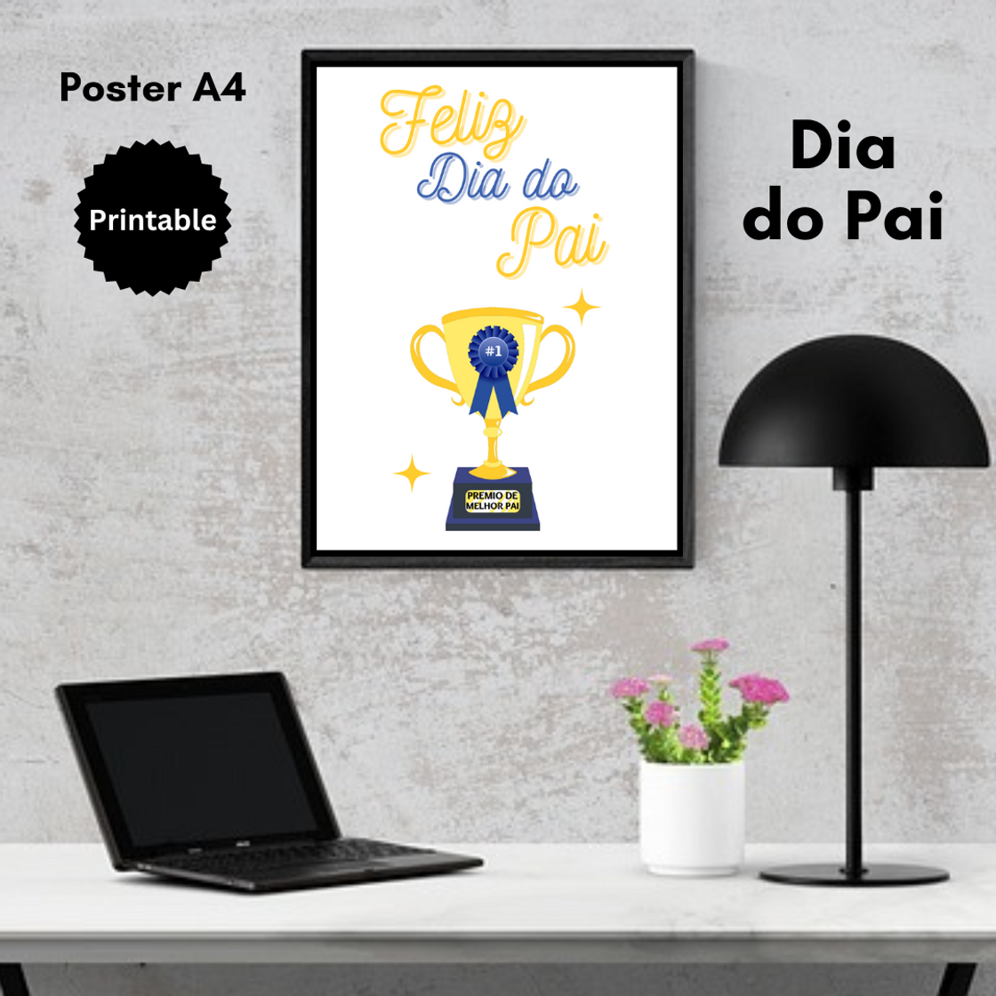 Moda Poster Dia do Pai | Arte de parede 