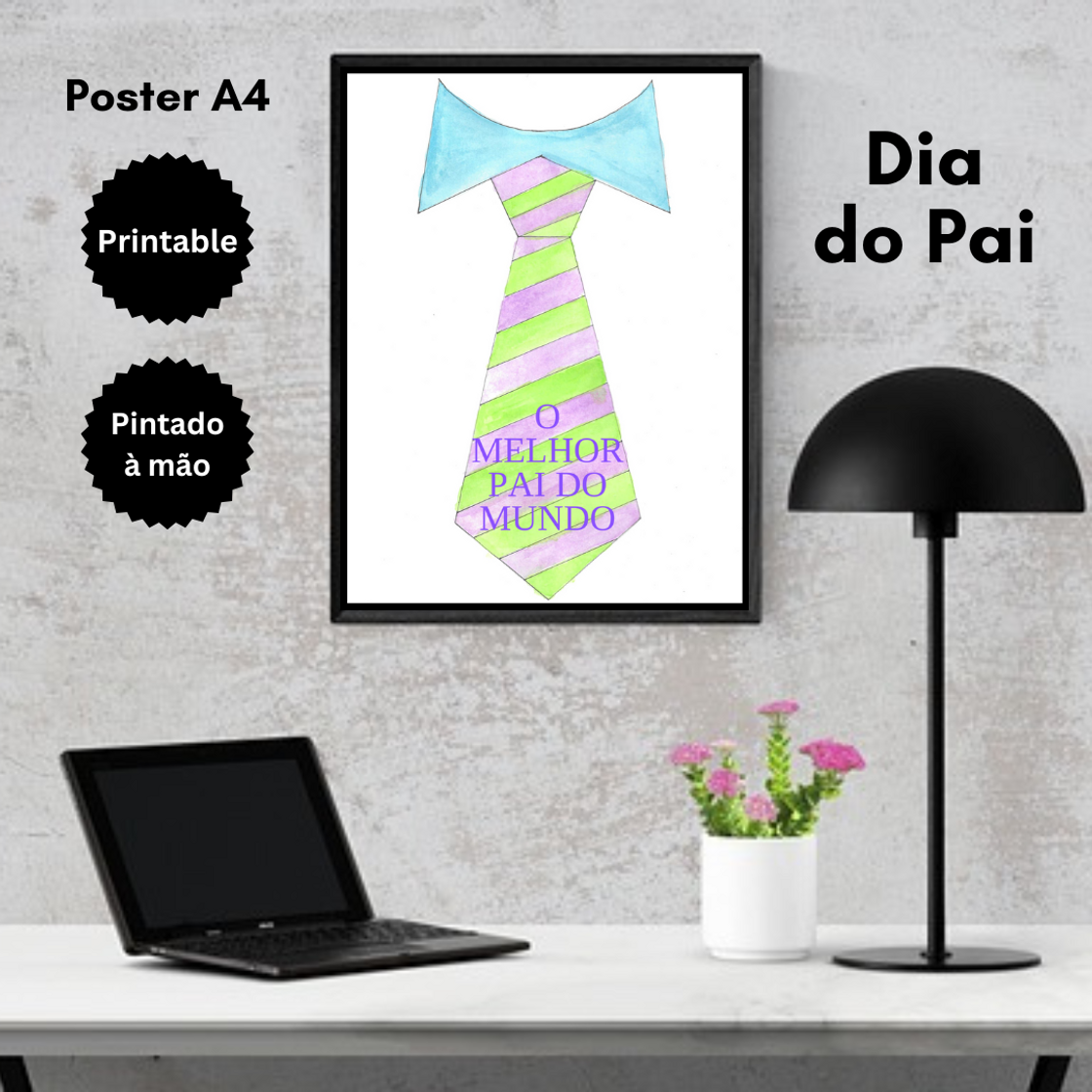 Moda Poster Dia do Pai | Arte de parede 