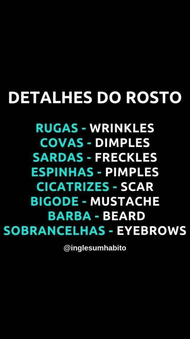 Fashion dicas de inglês. 