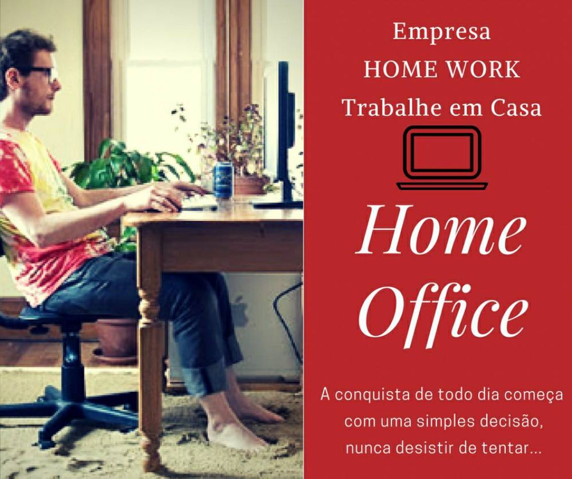 Fashion Vaga de trabalho em homeoffice