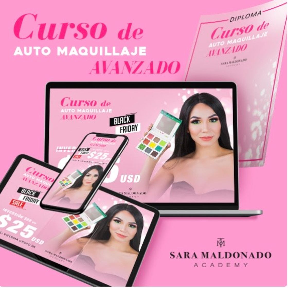 Fashion Curso de auto maquillaje avanzado.👄