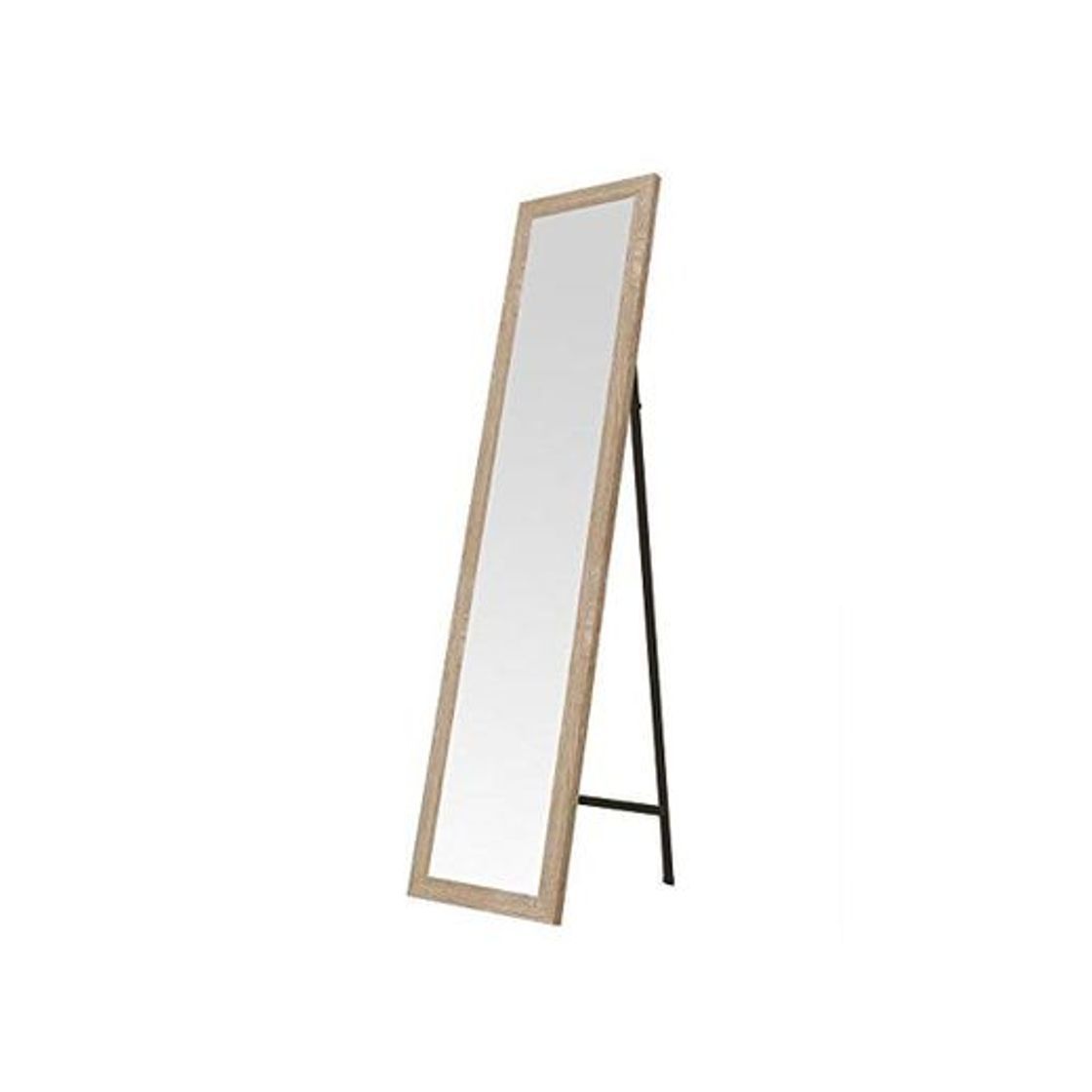 Social Espejo de pie de Madera MDF Beige nórdico para Dormitorio de 37