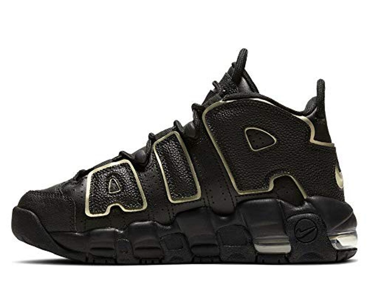 Fashion Nike Air More Uptempo Black Gold