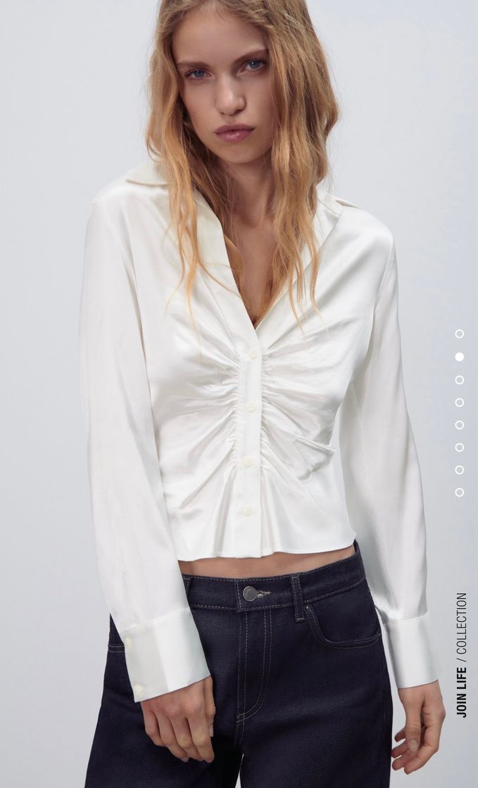 Fashion Camisa blanca Zara