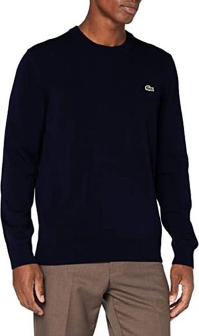 Moda Lacoste Crew Neck-sudadera Hombre, gris