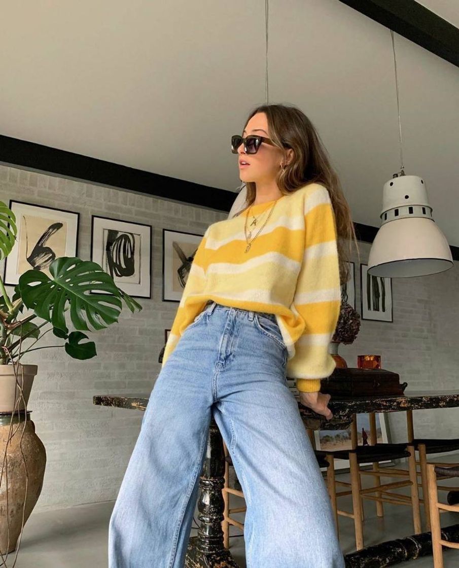 Blusa de Lã com Calça Jeans