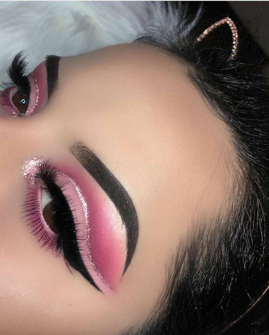 Moda cut crease rosa