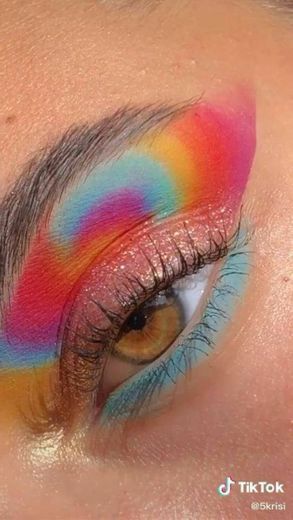 colorful makeup