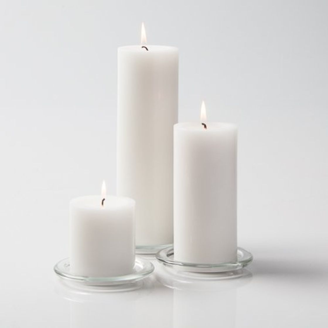 Product Richland Pillar Candles White 3"x3"