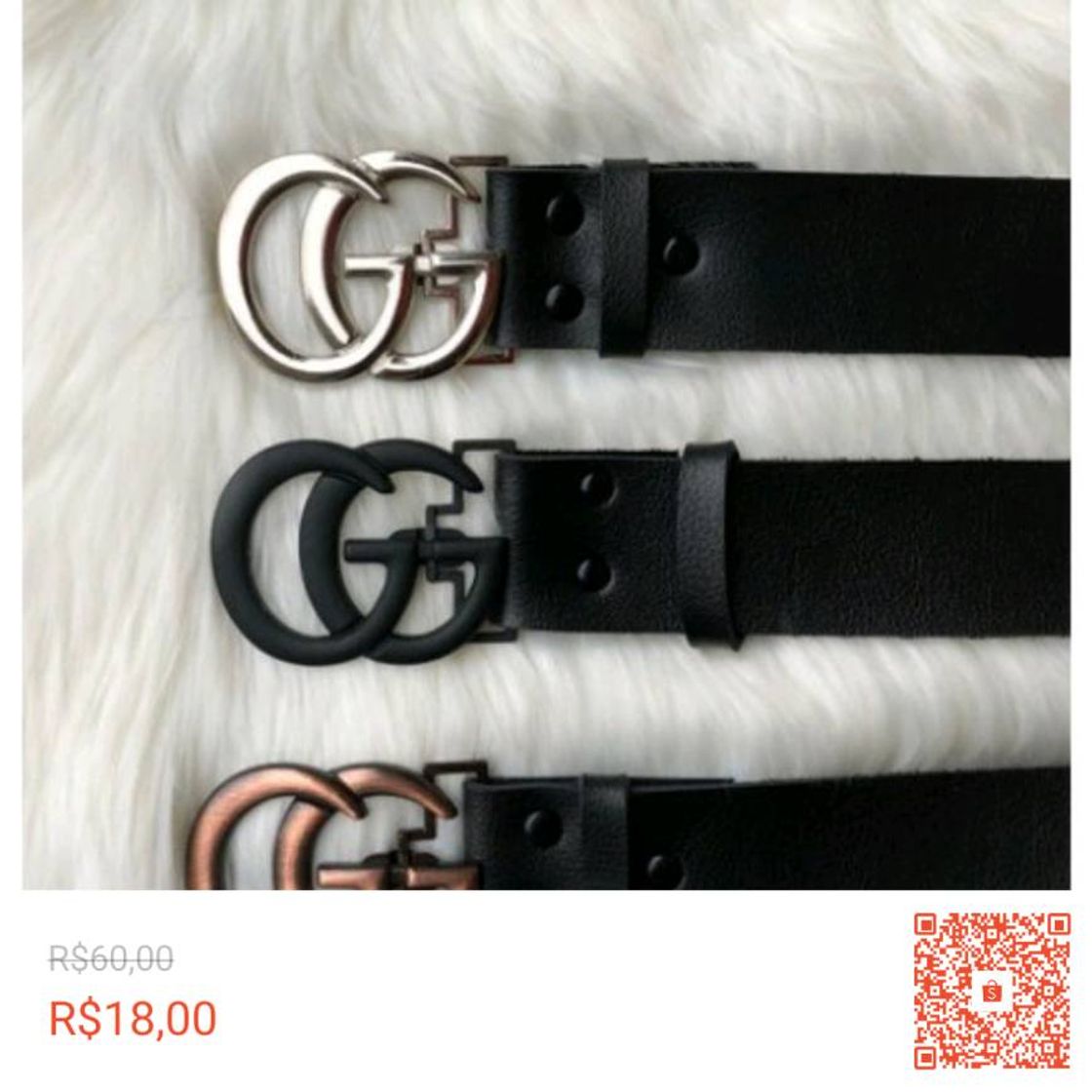 Social Cinto  Feminino Moda Blogueiras Feminino  GG Tendencia Modin