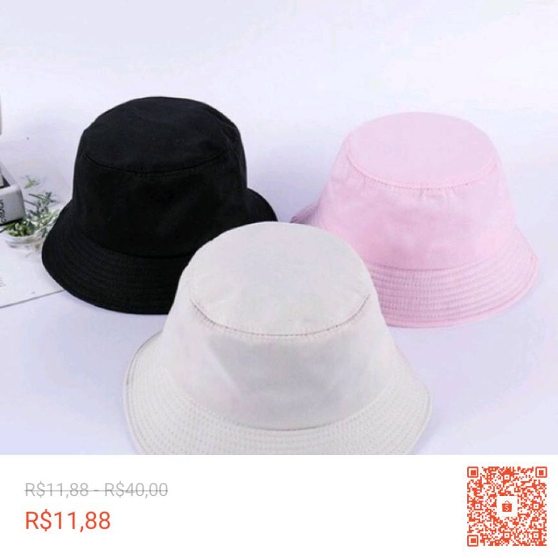 Social Chapéu Bucket Hat Unissex